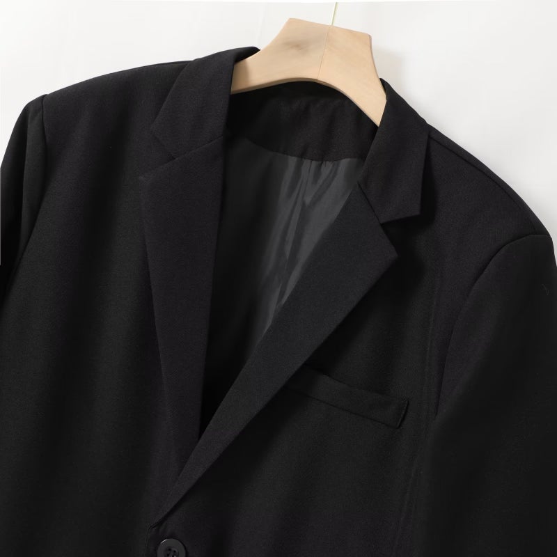 2024 Superior Suit Jacket Men'S Duffy Handsome Korean Fashionable Casual Loose All-Match Business Dress Small Suit - Image 4